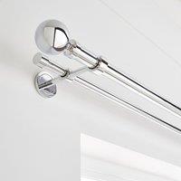 Ashton Double Layer Extendable Metal Curtain Pole