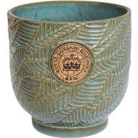 Kew Leaf Embossed Cork Plant Pot