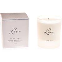 Amore White Blossom Love Candle