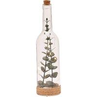 Love Story Artificial Plant LED Light Up Bottle