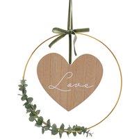 Love Story Love Hoop Hanging Ornament