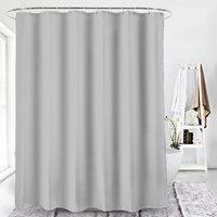 Silver Shower Curtain