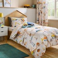 Trucks & Diggers Reversible Duvet Cover and Pillowcase Set