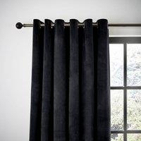 Recycled Velour Eyelet Curtains