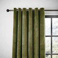 Recycled Velour Eyelet Curtains