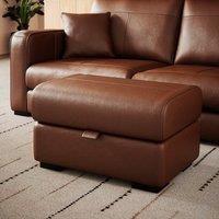 Carson Vintage Leather Footstool