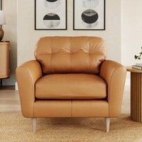 Sven Vintage Leather Snuggle Chair