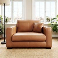 Carson Classic Leather Snuggle Chair