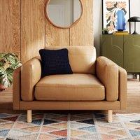 Newton Vintage Leather Snuggle Chair