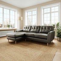 Sven Classic Leather Large Corner Chaise Sofa