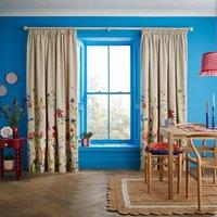 Sophie Robinson Forgotten Garden Pencil Pleat Curtains