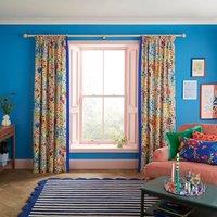 Sophie Robinson Sunshine Flower Pencil Pleat Curtains