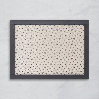 Hearts Black & White Rectanglular Laptray