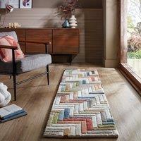 Russo Wool Geometric Modern Runner