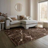 Glacier Luxury Marble Shaggy Rug