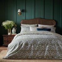 William Morris Strawberry Thief 100% Cotton Duvet Cover and Pillowcase Set