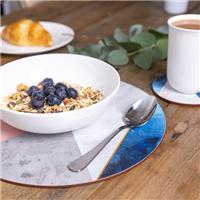 C TOPS Set of 4 Geometric Round Placemats