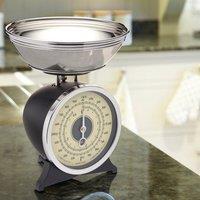 KitchenCraft Vintage-Style Mechanical Kitchen Scales with Bowl