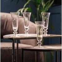 Mikasa Salerno Set of 4 Flutes