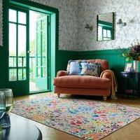 Sophie Robinson Juicy Bloom Floral Washable Rug