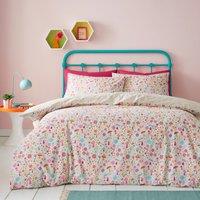 Zingy Mushroom Reversible Duvet Cover and Pillowcase Set