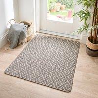 Marvel Boucle Geometric Washable Rug