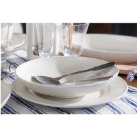 Mikasa Cranbourne Set of 4 White Stoneware Pasta Bowls