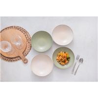 Kitchencraft Set of 4 Green White Pasta Bowls