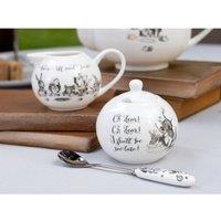 Alice in Wonderland Sugar and Creamer Set