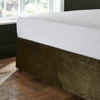 Catherine Lansfield Kingsley Matte Velvet Divan Base Bed Wrap