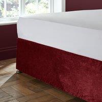 Catherine Lansfield Kingsley Matte Velvet Divan Base Bed Wrap