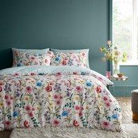 Foxley Ditsy Matte Satin Duvet Cover & Pillowcase Set