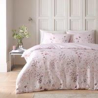 Watercolour Floral Matte Satin Duvet Cover & Pillowcase Set