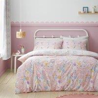 Disney Minnie Mouse & Daisy Duck 100% Cotton Duvet Cover and Pillowcase Set