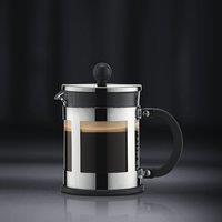 Bodum Kenya 4 Cup Silver Coffee Maker, 500ml