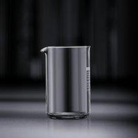 Bodum Spare 12 Cup Black Glass Coffee Beaker, 1.5L