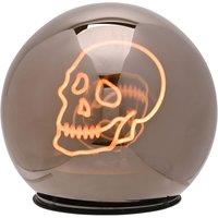 Grey Skull Round LED Light