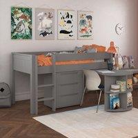 Stompa Classic Midsleeper With Pull Out Desk And 3 Drawer Chest