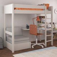 Stompa Classic Highsleeper with Desk And Chair Bed