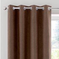 Luna Brushed Blackout Eyelet Curtains