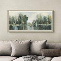 Verdant Treeline Framed Print