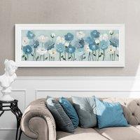 Blue Meadow Framed Print