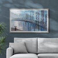 Across The River Framed Print