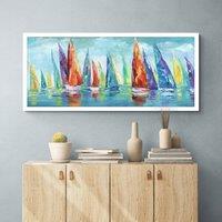 Day Sailing Framed Print