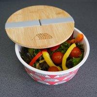 Scion Dexam Spike Red Bamboo Round Pasta Salad Pot