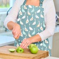 Dexam Giggling Geese Blue Adult Apron