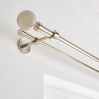 Ashton Double Layer Extendable Metal Curtain Pole