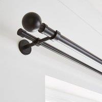 Ashton Double Layer Extendable Metal Curtain Pole