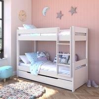 Stompa Uno Bunk Bed With Trundle Drawer, Pine