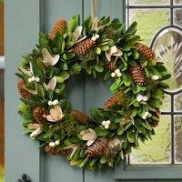 Artificial Evergreen Forest Wreath